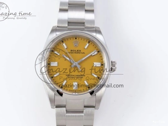 MiroTime 0211 Popular OYSTER PERPETUAL 126000 36MM VSF 1:1 BEST EDITION 904L STEEL YELLOW DIAL VS 1774